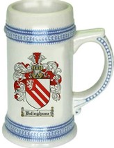 An item in the Everything Else category: Belinghame Coat of Arms Stein / Family Crest Tankard Mug