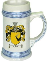 Caro Coat of Arms Stein / Family Crest Tankard Mug - £17.68 GBP