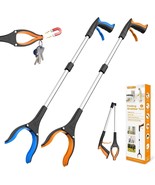 32&quot; Grabber Reacher Tool, 2-Pack Foldable Reacher Grabber Pickup Tool wi... - $38.45