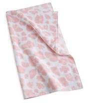 Whim by Martha Stewart 30&quot; X 54&quot;  Leopard Yarn-Dyed Bath Towel- Blush T4103842 - £17.64 GBP