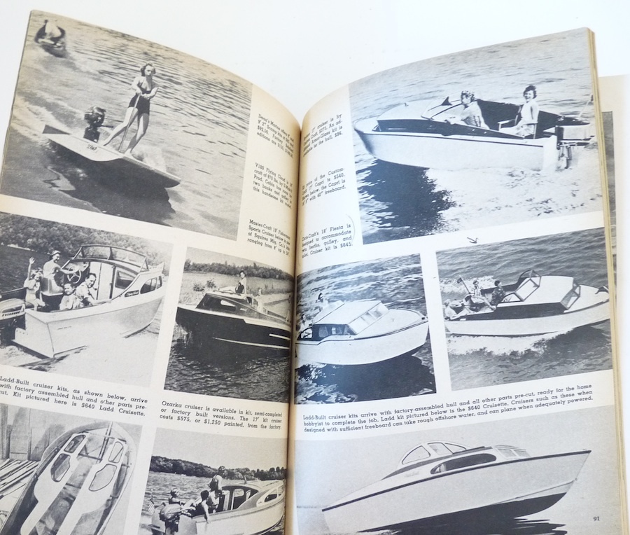 Outboard Boating Handbook Hank Bowman vintage book 1956 motors racing fishing Item image 3