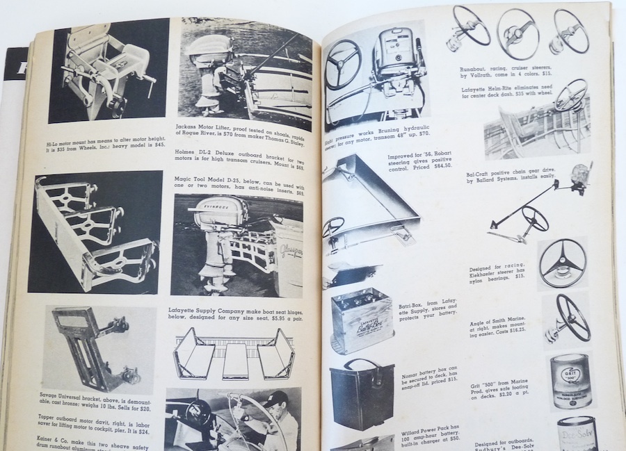 Outboard Boating Handbook Hank Bowman vintage book 1956 motors racing fishing Item image 4
