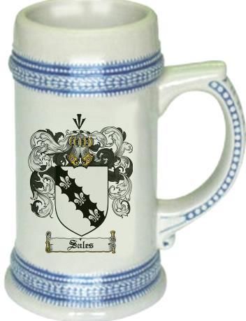 Sales Coat of Arms Stein / Family Crest Tankard Mug