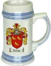 Carnys Coat of Arms Stein / Family Crest Tankard Mug - £17.72 GBP