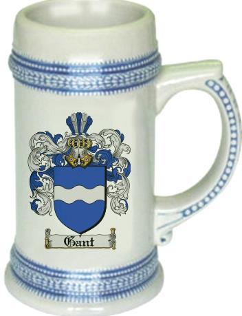 Gant Coat of Arms Stein / Family Crest Tankard Mug