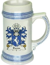 Dwnn Coat of Arms Stein / Family Crest Tankard Mug - £17.27 GBP