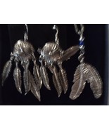 Feather Necklace and Earing set - $19.55 CAD
