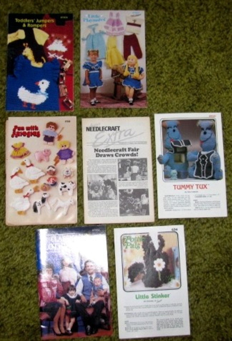 9 CROCHET BOOKLETS Patterns for Babies Children Adults Animals &amp; Toys - $1.00
