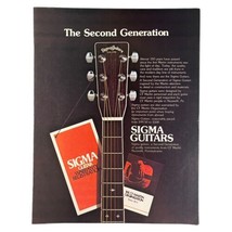 Sigma Guitars Vintage 70s Print Advertisement CF Martin Music - £14.87 GBP