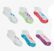 Champion C9 Performance Youth Girls M 10.5-4 Ankle Socks 6 Pair New (P) - £7.41 GBP