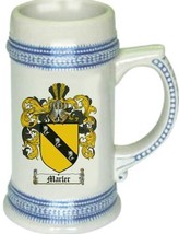 Marler Coat of Arms Stein / Family Crest Tankard Mug - $21.99