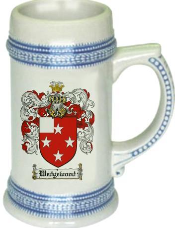 Wedgewood Coat of Arms Stein / Family Crest Tankard Mug