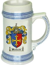 Woolacott Coat of Arms Stein / Family Crest Tankard Mug - £17.29 GBP