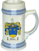 An item in the Everything Else category: Birden Coat of Arms Stein / Family Crest Tankard Mug
