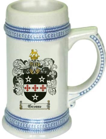 Grosse Coat of Arms Stein / Family Crest Tankard Mug