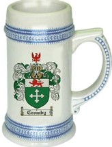 Cromby Coat of Arms Stein / Family Crest Tankard Mug - $21.99