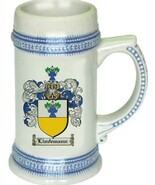 Lindemann Coat of Arms Stein / Family Crest Tankard Mug - $21.99