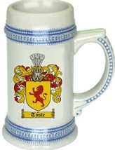 Toste Coat of Arms Stein / Family Crest Tankard Mug - $21.99