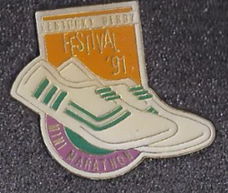 1991  Kentucky Derby &#39;91 Festival Mini Marathon Pin, New - £5.47 GBP
