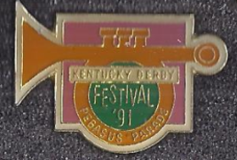 1991  Kentucky Derby &#39;91 Festival Pegasus Parade Event Pin, New - £4.75 GBP