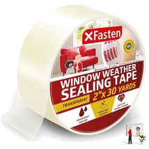 Airtight Waterproof Window Sealing Tape, Clear 2" x 30 Yards, Easy to Apply - $27.67