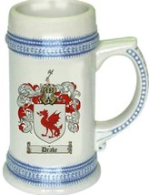 Drake Coat of Arms Stein / Family Crest Tankard Mug - £17.53 GBP
