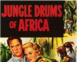 Jungle Drums Of Africa, 12 Chapter Serial, 1953 - £15.65 GBP