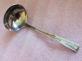 VTG WM Rogers MFGCO Extra Silver plate serving gravy Ladle Initial H Deco - £54.60 GBP