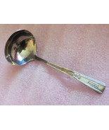 VTG WM Rogers MFGCO Extra Silver plate serving gravy Ladle Initial H Deco - £54.77 GBP