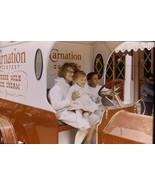 1965 Boy Girls Sitting in Carnation Dairy Truck 35mm Slide Transparency - $8.50