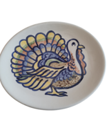 LOUISVILLE STONEWARE POTTERY TURKEY Platter Vintage  Kentucky Thanksgiving - £38.91 GBP