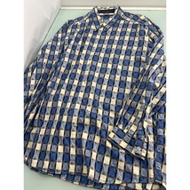 Vintage Jhane Barnes Men Shirt Long Sleeve Button Up Geometric XL - £23.64 GBP