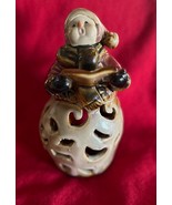 Vintage 1990’s Kirkland’s Ceramic Snowman Caroler Tea Light Holder 6.5" ... - $236.68 MXN Vintage 1990’s Kirkland’s Ceramic Snowman Caroler Tea Light Holder 6.5" ... - $236.68 MXN