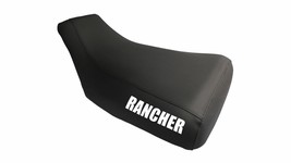 Fits Honda Rancher 400 Seat Cover 2004 To 2006 With Logo Black ATV Seat ... - $37.90