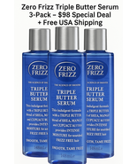 Zero Frizz Triple Butter Serum 3-Pack – $98 Special Deal + Free USA Ship... - $98.00