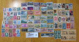 Lot Of 100 Assorted U.S. Stamps mostly from 1950 through 1981 - £7.97 GBP