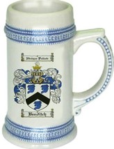 Benditch Coat of Arms Stein / Family Crest Tankard Mug - €18,89 EUR