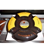 Ceramic Cigar Ashtray Maduro 5 Genios Measures 8&quot; Diameter NIB - £113.25 GBP