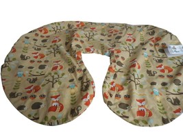 EUC Boppy nursing support positioning pillow cover Woodland Animals Fox Owl - $158.70 MXN