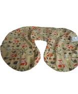 EUC Boppy nursing support positioning pillow cover Woodland Animals Fox Owl - $8.40