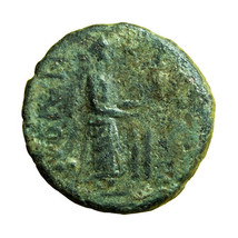 Ancient Greek Coin Katane Sicily AE16mm Apollo / Isis holding Dove 01332 - £19.03 GBP