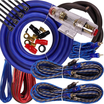 Complete 5 Channels 2000W  4 Gauge Amplifier Installation Wiring Kit Amp... - $76.54 CAD