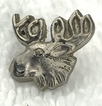 Moose Sterling Silver Pin Vintage By Leavens Hunting Lodge Award Fraternal Order - £7.86 GBP