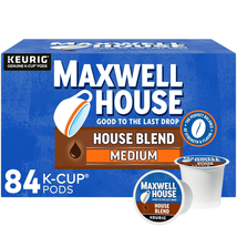Maxwell House House Blend Medium Roast K-Cup Coffee Pods (84 Ct Box) - £29.27 GBP
