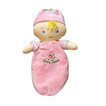 Gund Baby Berry Sweet Doll Plush Cloth Pink Strawberry Blonde Hair Blue ... - $33.64