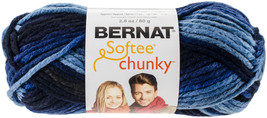 Bernat Softee Chunky Ombre Yarn-Denim - $12.90