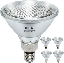 4 PAR38 Short Neck 100W 120V Light Bulb with 2800K Warm White for Indoor... - £39.50 GBP