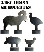 Magnum Target 3/8 Scale IHMSA Metallic Silhouette Targets 4pc Small Bore... - $79.89 CAD