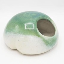 Handmade IN Vetro Ceramica Pianta per Fiori Pentola Blu Verde Ciotola Fi... - $123.73