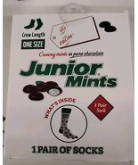 Junior Mints Socks Novelty Socks Candy Crew Sockopath Tootsie w/ Gift Bo... - $16.77 CAD